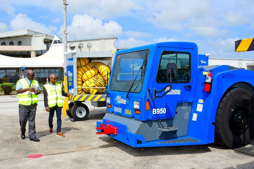 Tourism Minister Tours Ground Handling Companies At GAIA
